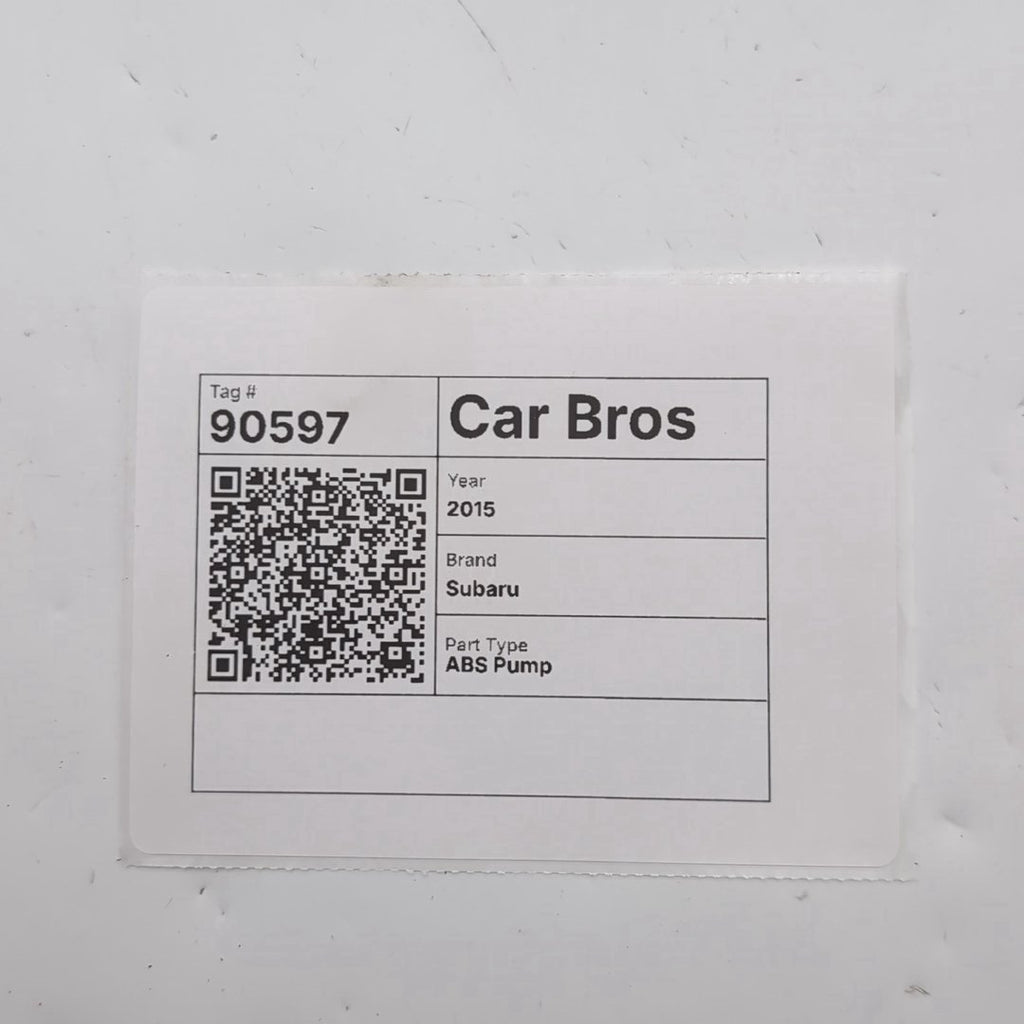 2015 Subaru WRX 2.0L Manual ABS Anti Lock Brake Pump 27536VA001