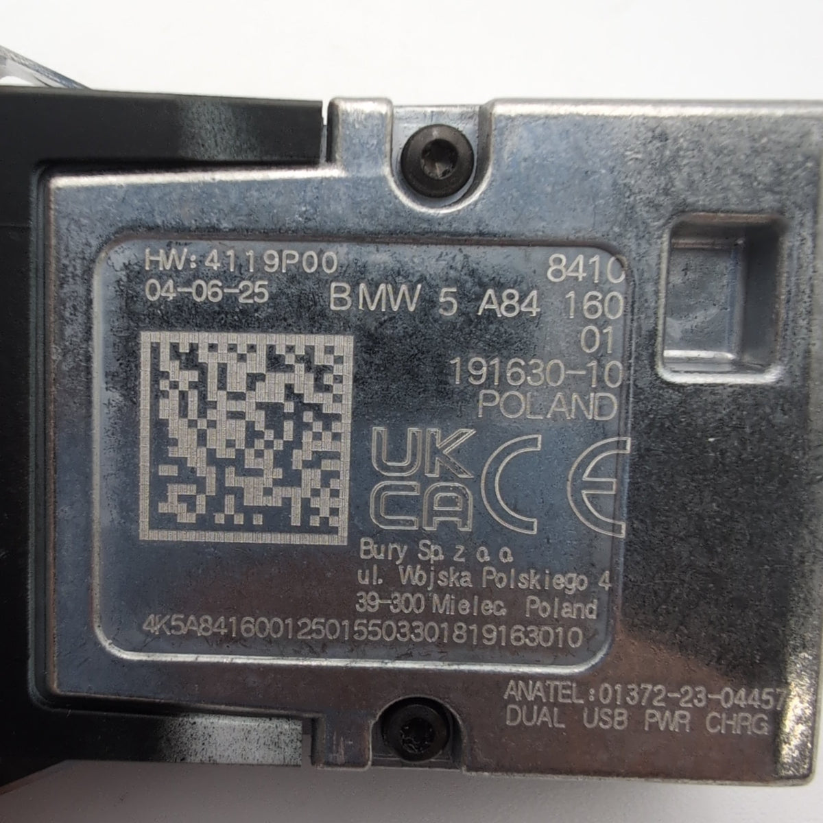 2019 - 2026 BMW G20 G26 G80 G22 G82 M3 M4 Dual USB Type C Charging Port 5A84160