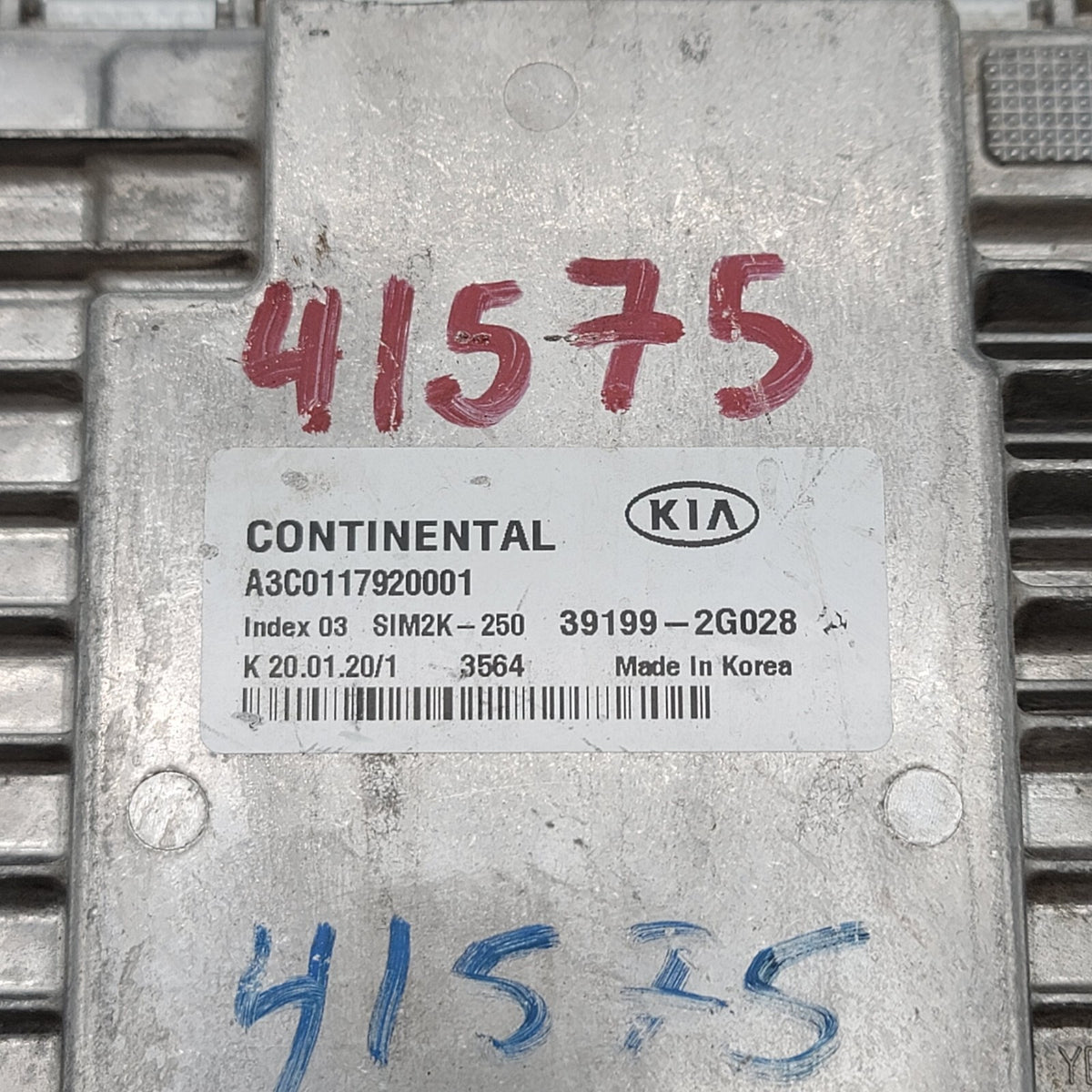2019 2020 Kia Optima Engine Computer Ecu Pcm Ecm Pcu Oem 39199-2G028