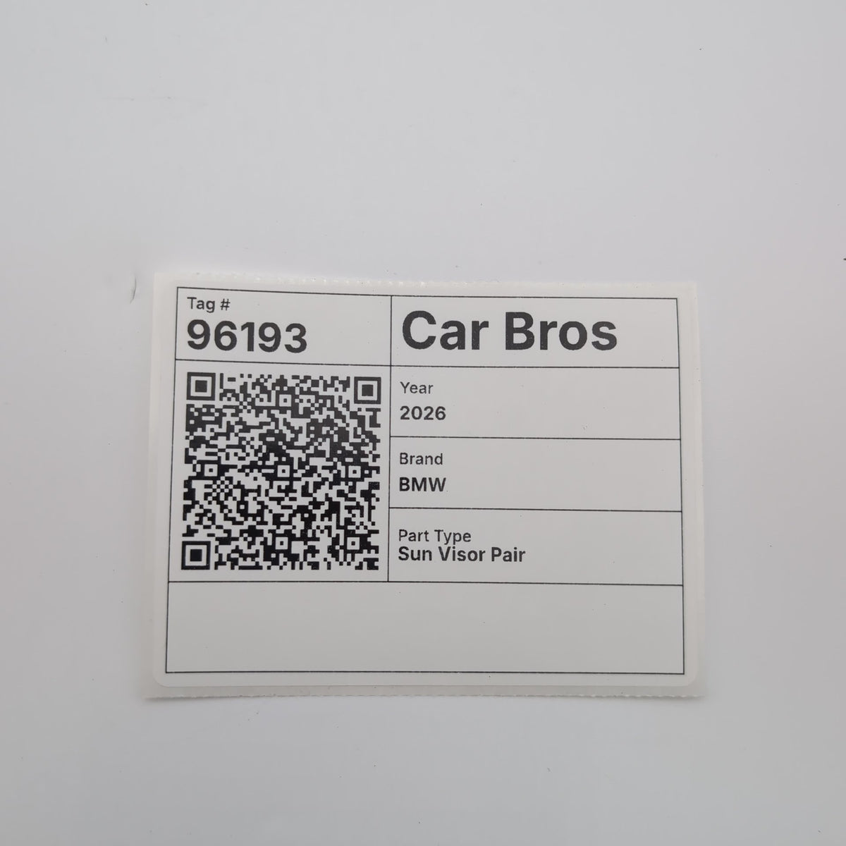 2024 - 2026 BMW i5 540i 530i 550e G60 Left Right Sun Visor Set 9501368 9501367