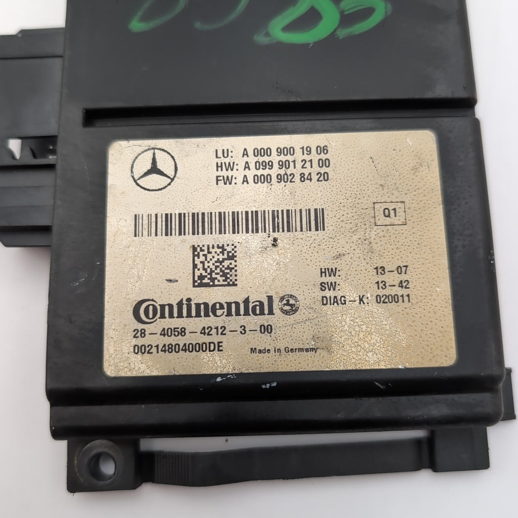 2014- 2016 Mercedes W222 S550 S600 Blind Spot Radar Control Module A0009001906