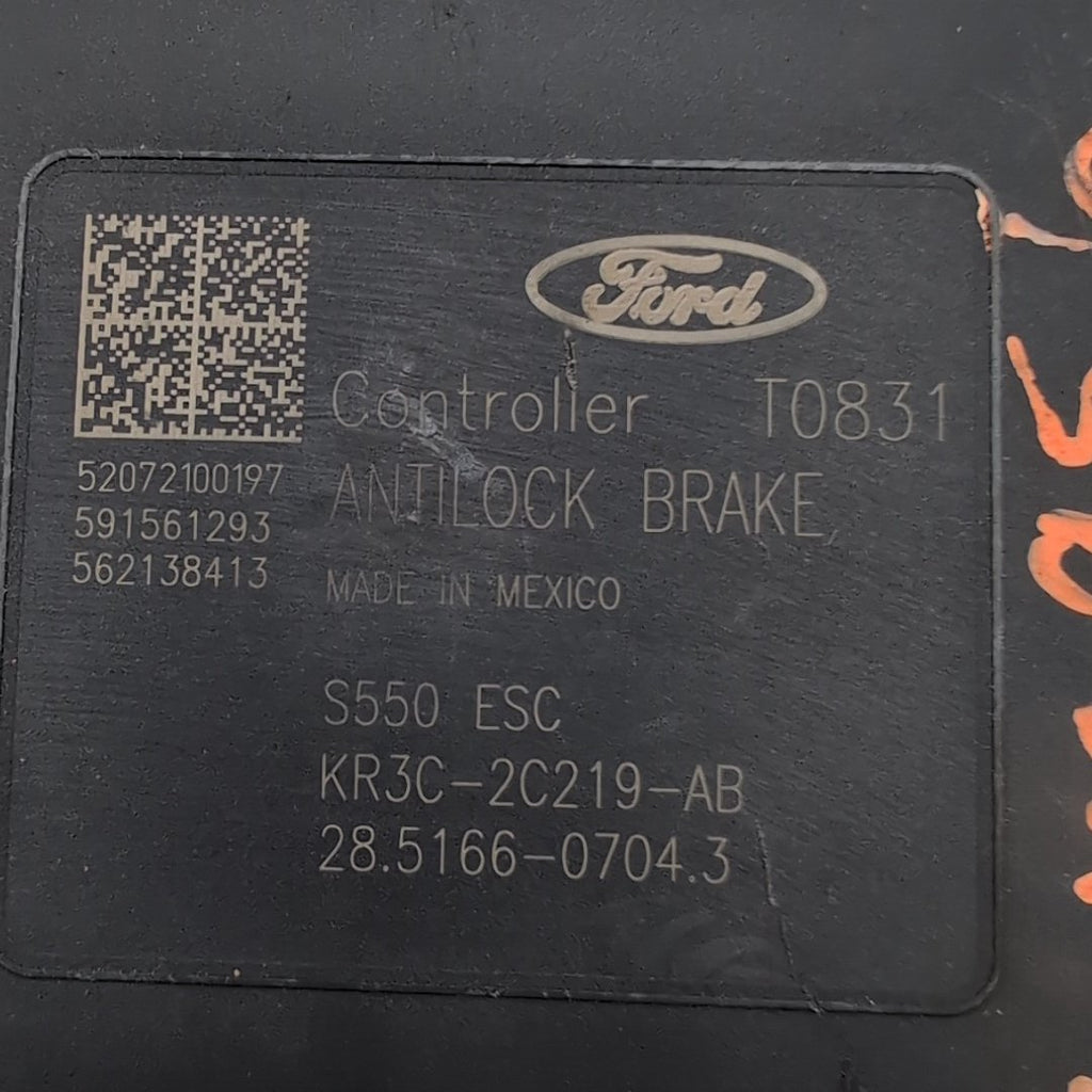 2019- 2022 Ford Mustang 2.3L ABS Anti Brake Lock Pump Unit KR3C-2B373-AB