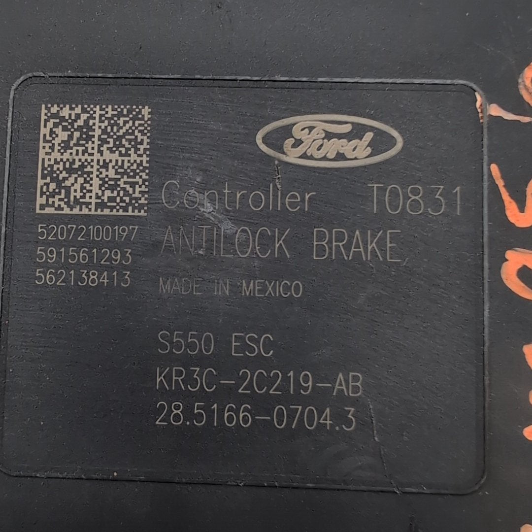 2019- 2022 Ford Mustang 2.3L ABS Anti Brake Lock Pump Unit KR3C-2B373-AB