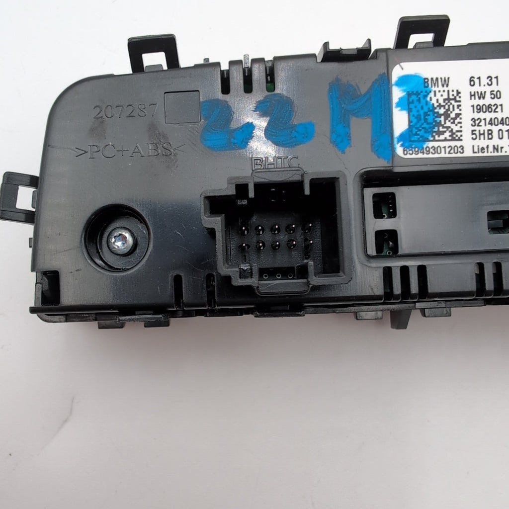 2019 - 2024 BMW M3 G80 330I G20 Rear Air Vent AC Climate Control Switch 9493012