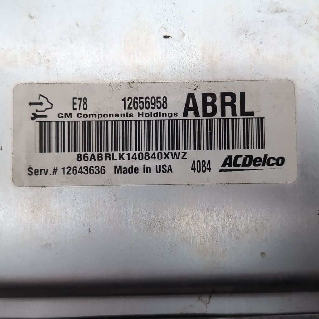 2013 2014 2015 2016 Chevrolet Cruze Engine Computer ECU Module E78 12656958