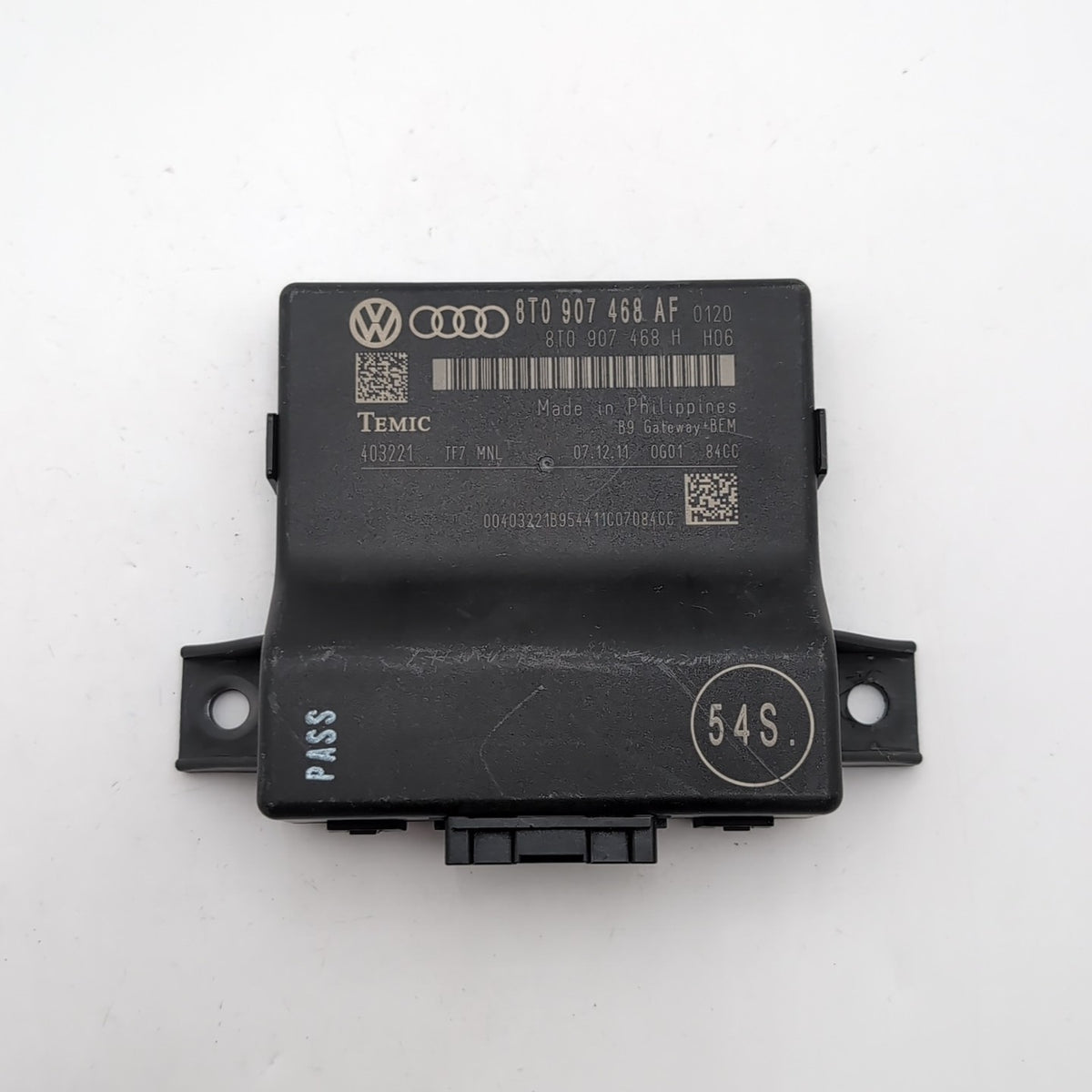 2009 2010 2011 2012 AUDI A4 B8 NETWORK GATEWAY CONTROL MODULE UNIT