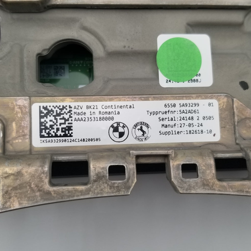 2024 2025 BMW X3 G45 Instrument Cluster Infotainment Screen 5A93299