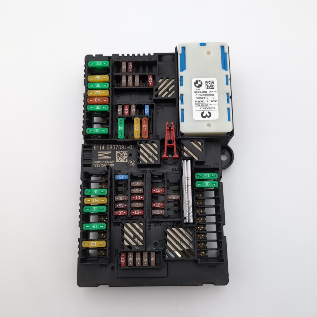 2017 2018 2019 BMW 740i 750i 530e 530i G12 G30 Rear Power Distribution Fuse Box