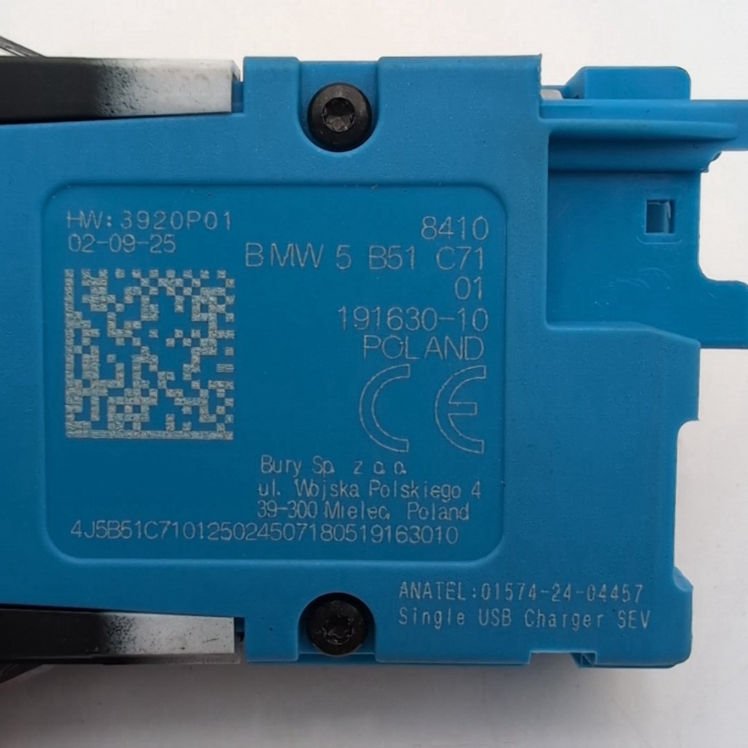 2024 2025 2026 BMW XM X5 X6 X7 Single Usb Port Charging Socket 5B51C71