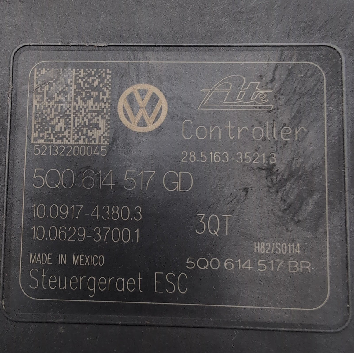 2021 2022 Volkswagen Jetta 1.4L ABS Anti Lock Brake Pump 5Q0614517GD