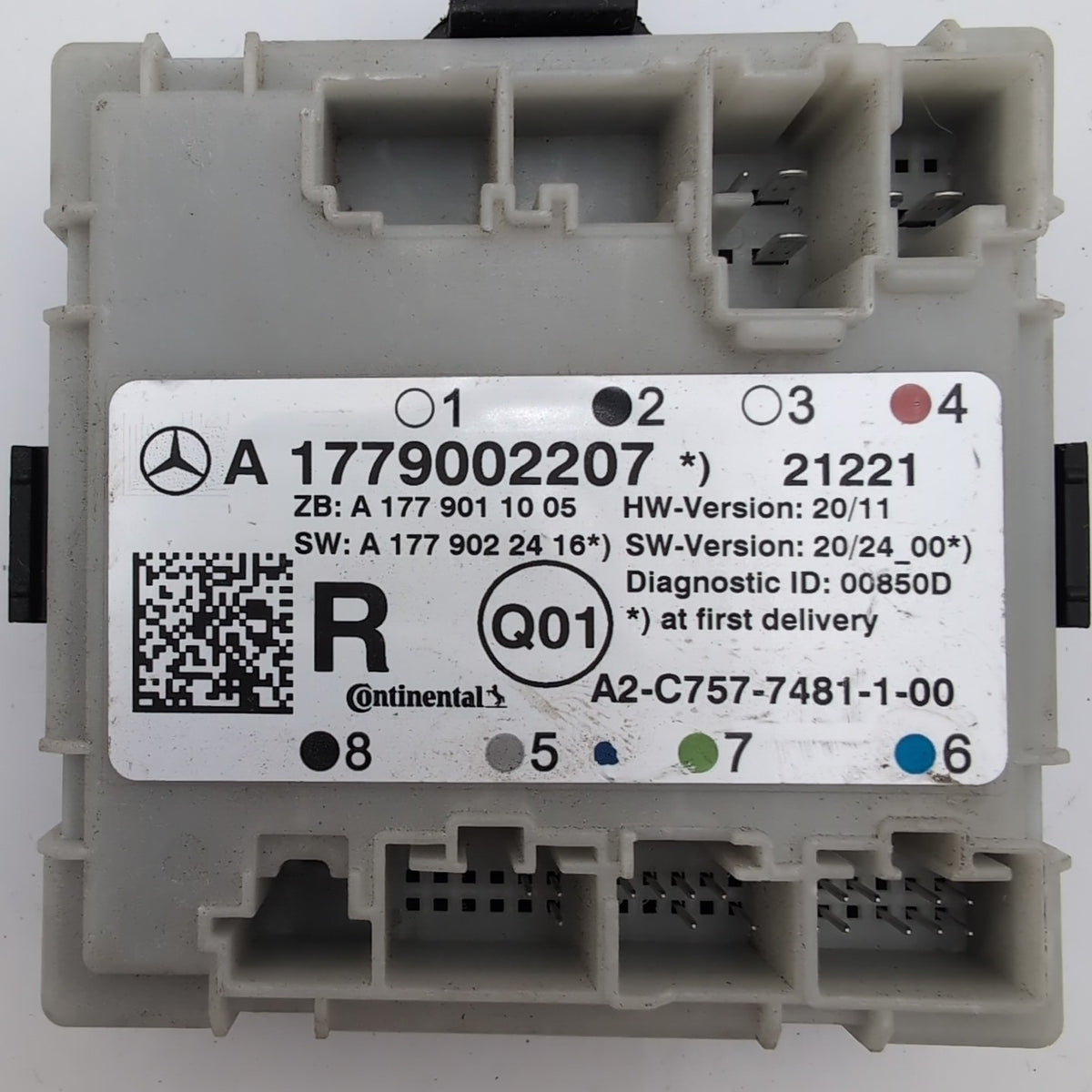 2019- 2022 Mercedes A CLA W177 C118 Rear Door Control Module A1779002207