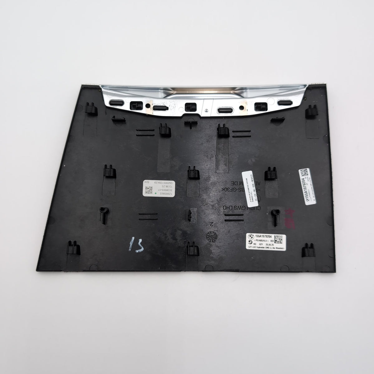 2021 - 2025 BMW G42 G20 G26 M3 M4 Cup Holder Compartment Trim Aluminum Rhombicle