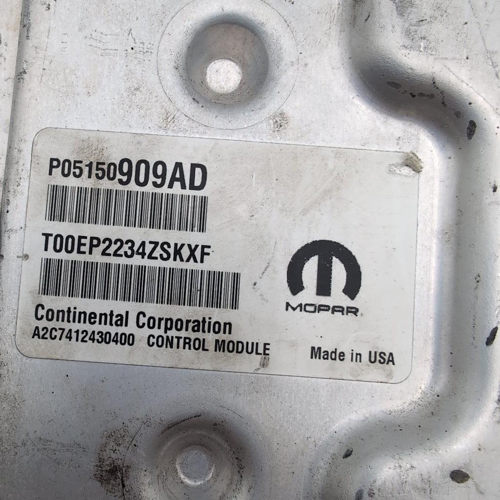 2015 Dodge Dart Engine Computer Control Module ECU 05150909AD