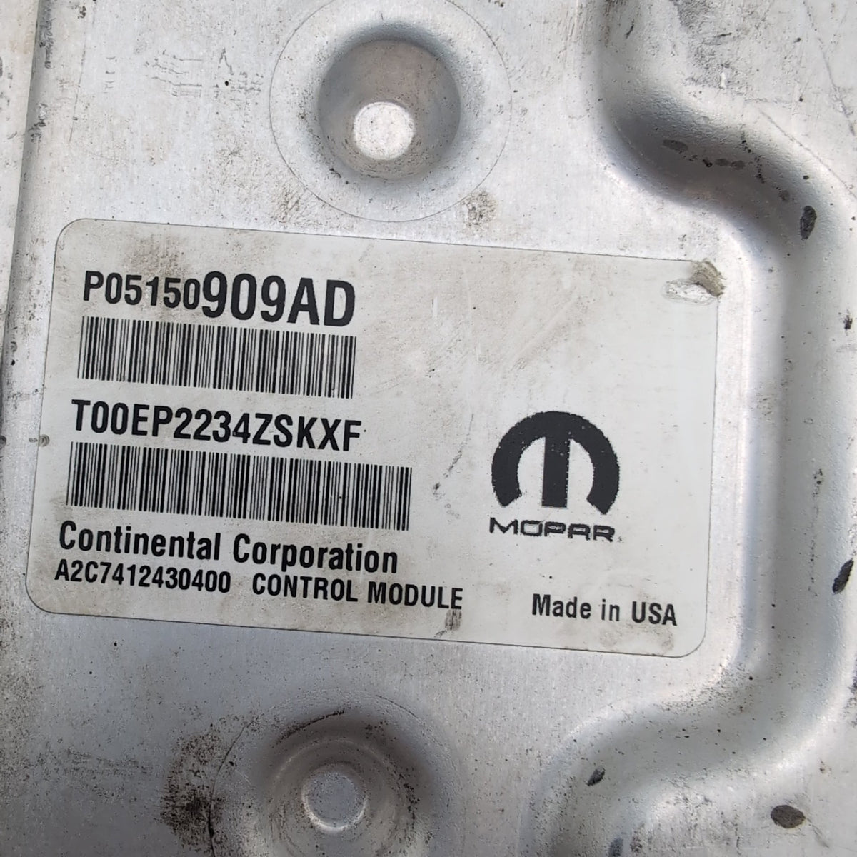 2015 Dodge Dart Engine Computer Control Module ECU 05150909AD