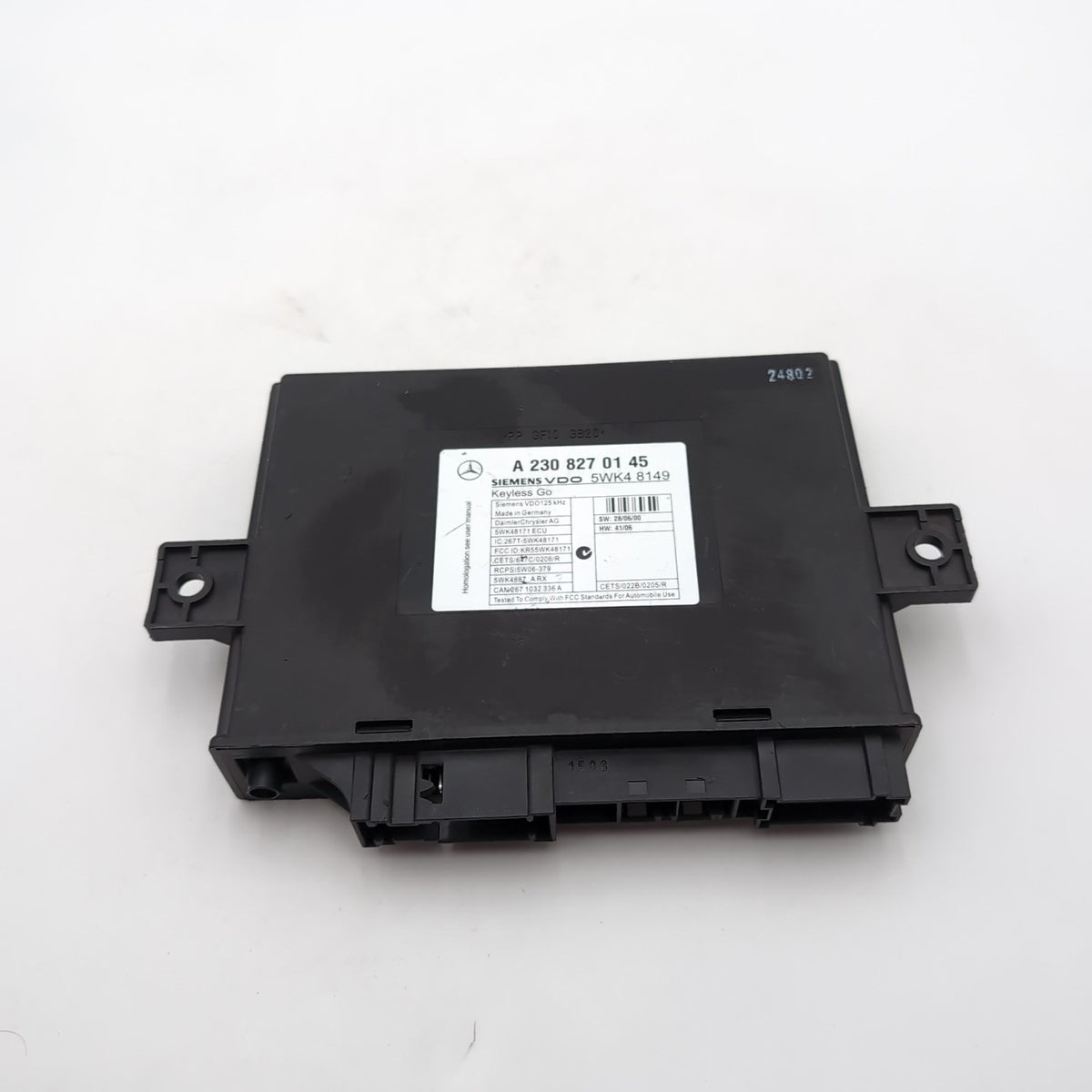 2007- 2012 Mercedes R230 SL550 SL55 AMG Keyless Go Entry Control Module OEM