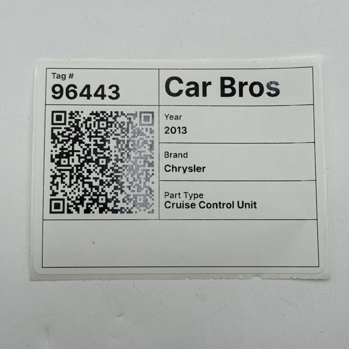 2011 - 2014 Chrysler 300 Cruise Control Distance Radar Sensor 68171861AB