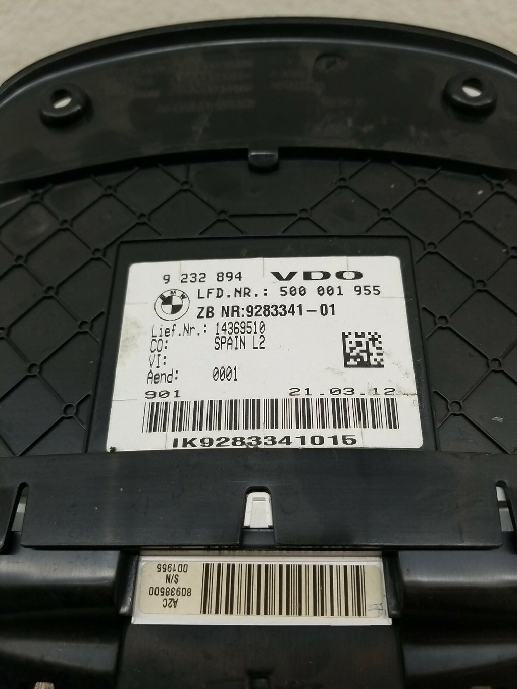 2012 Bmw 528I Speedometer Instrument Cluster Gauge Unknown Miles Oem