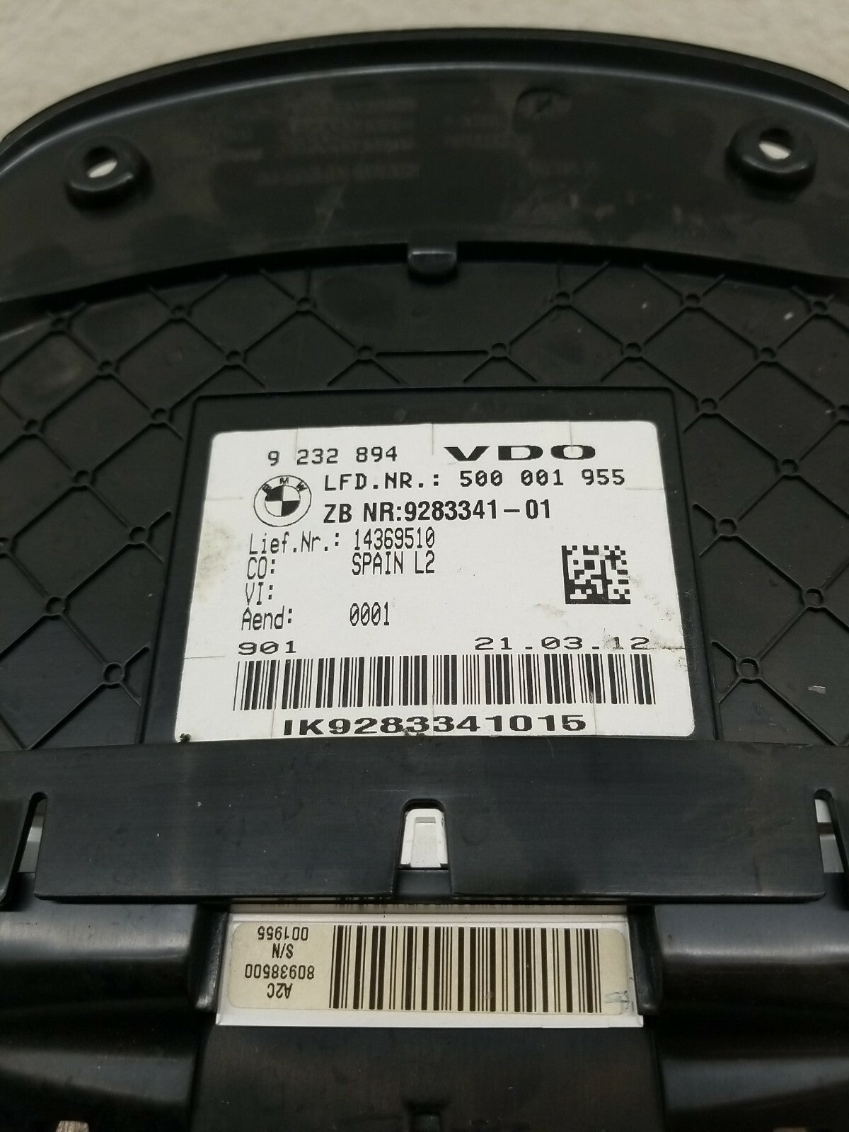 2012 Bmw 528I Speedometer Instrument Cluster Gauge Unknown Miles Oem