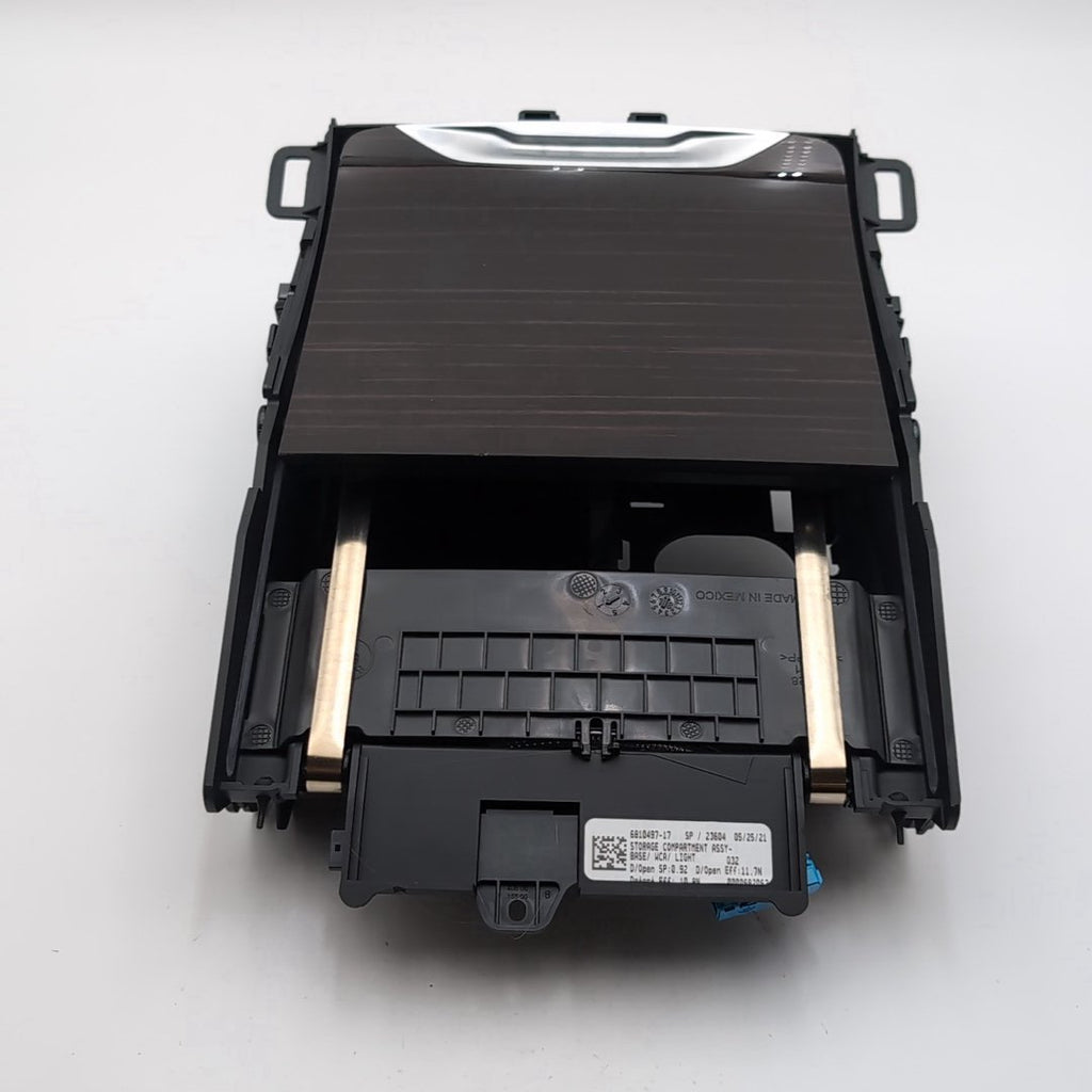 2019 - 2024 BMW X5 X7 Center Console Storage Compartment Fineline Stripe Brown