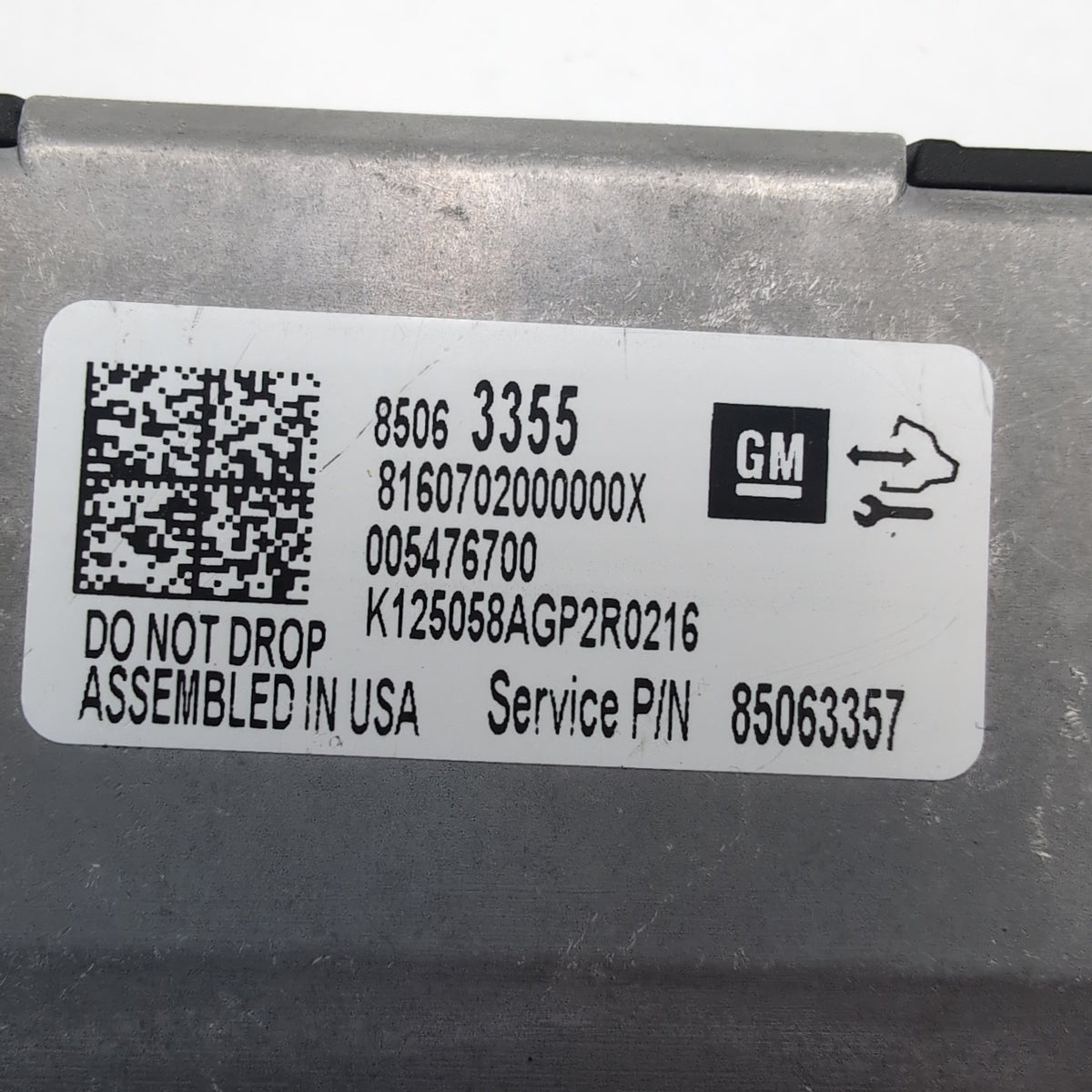2024 2025 2026 Chevrolet Equinox EV Front Windshield Lane Assist Camera 85063355