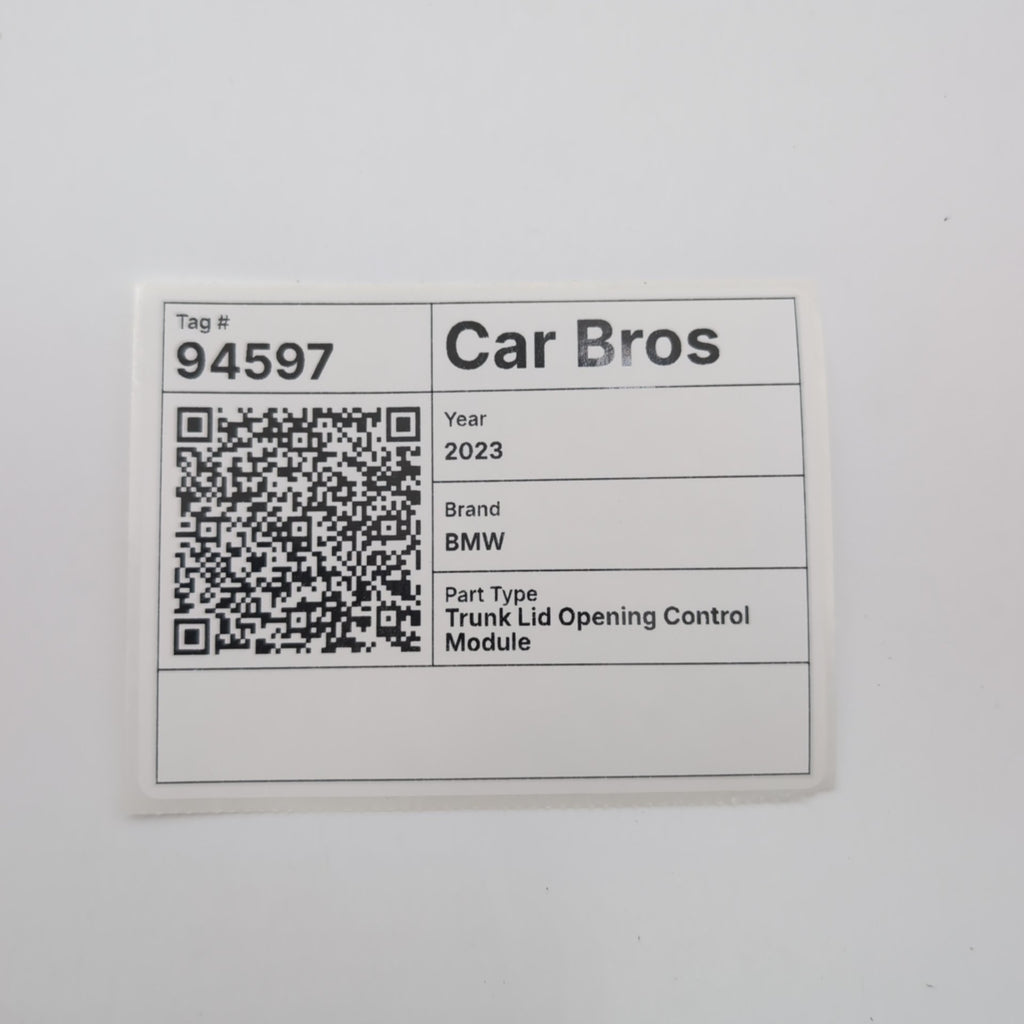 2022 - 2025 BMW iX M5 G61 G99 I20 Tailgate Trunk Lid Decklid Control Module