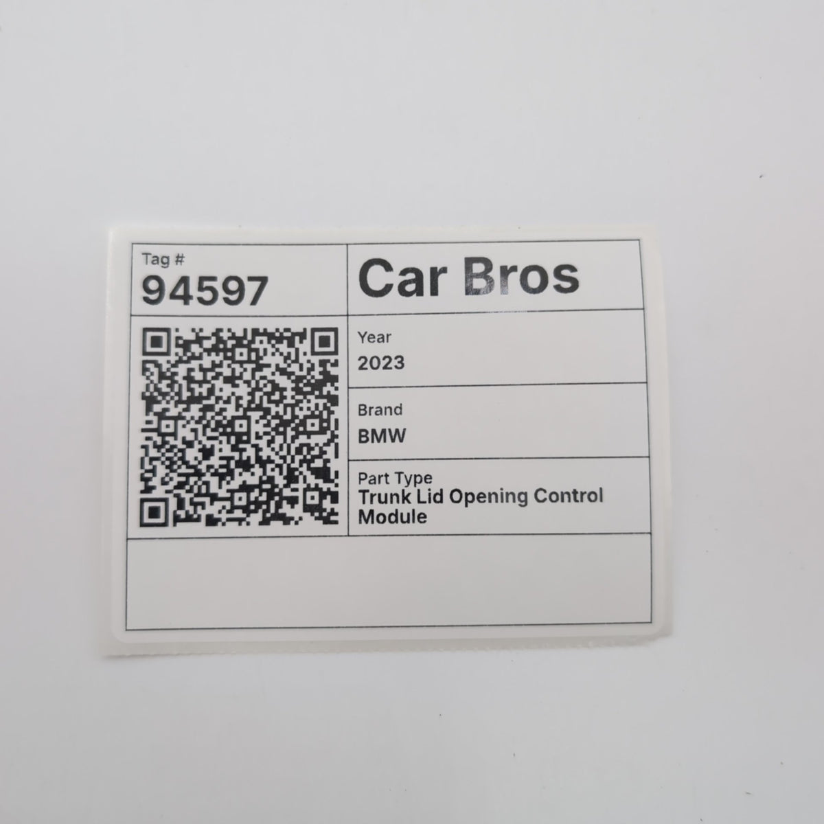 2022 - 2025 BMW iX M5 G61 G99 I20 Tailgate Trunk Lid Decklid Control Module