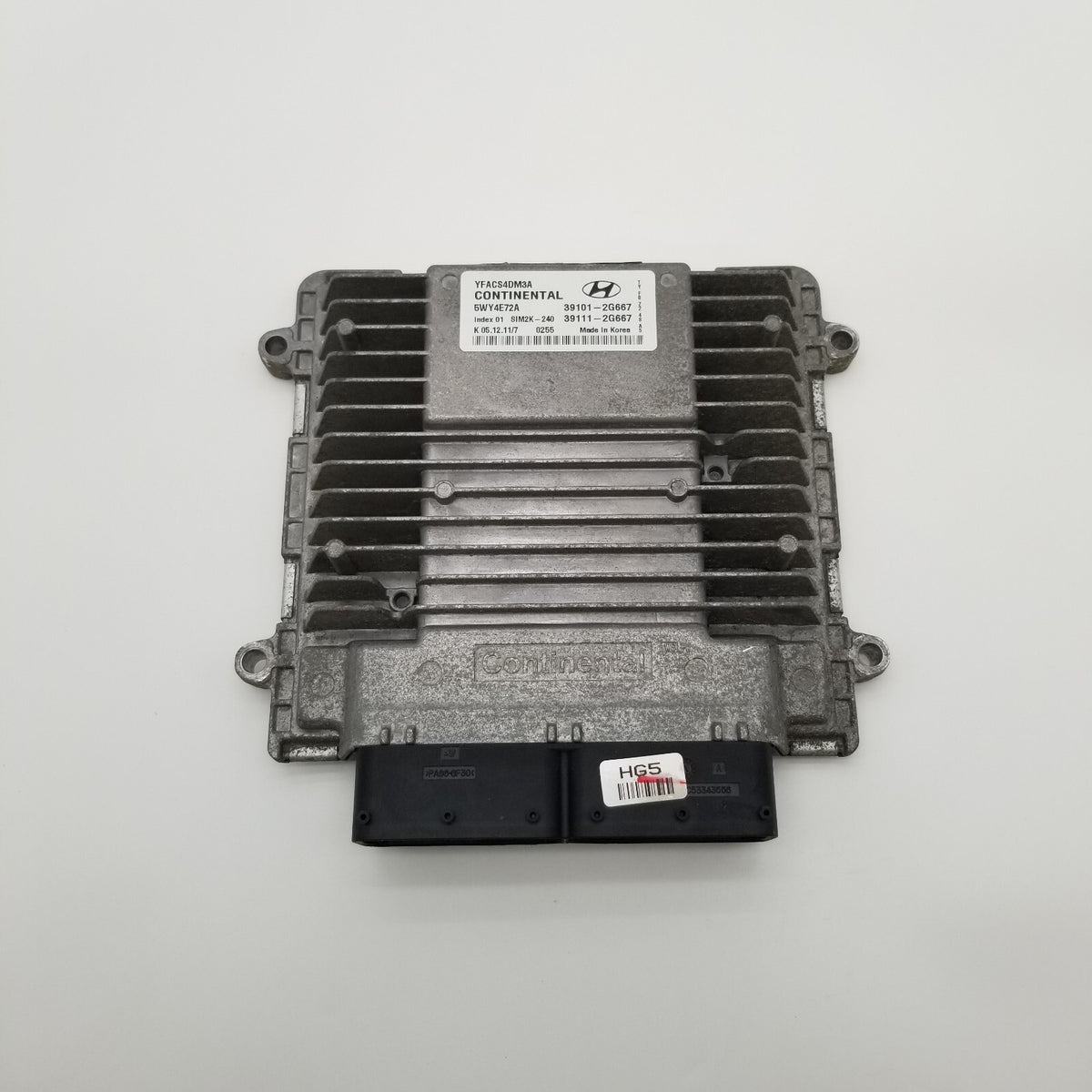 2012 Hyundai Sonata Engine Computer Ecm Oem 39101-2G667