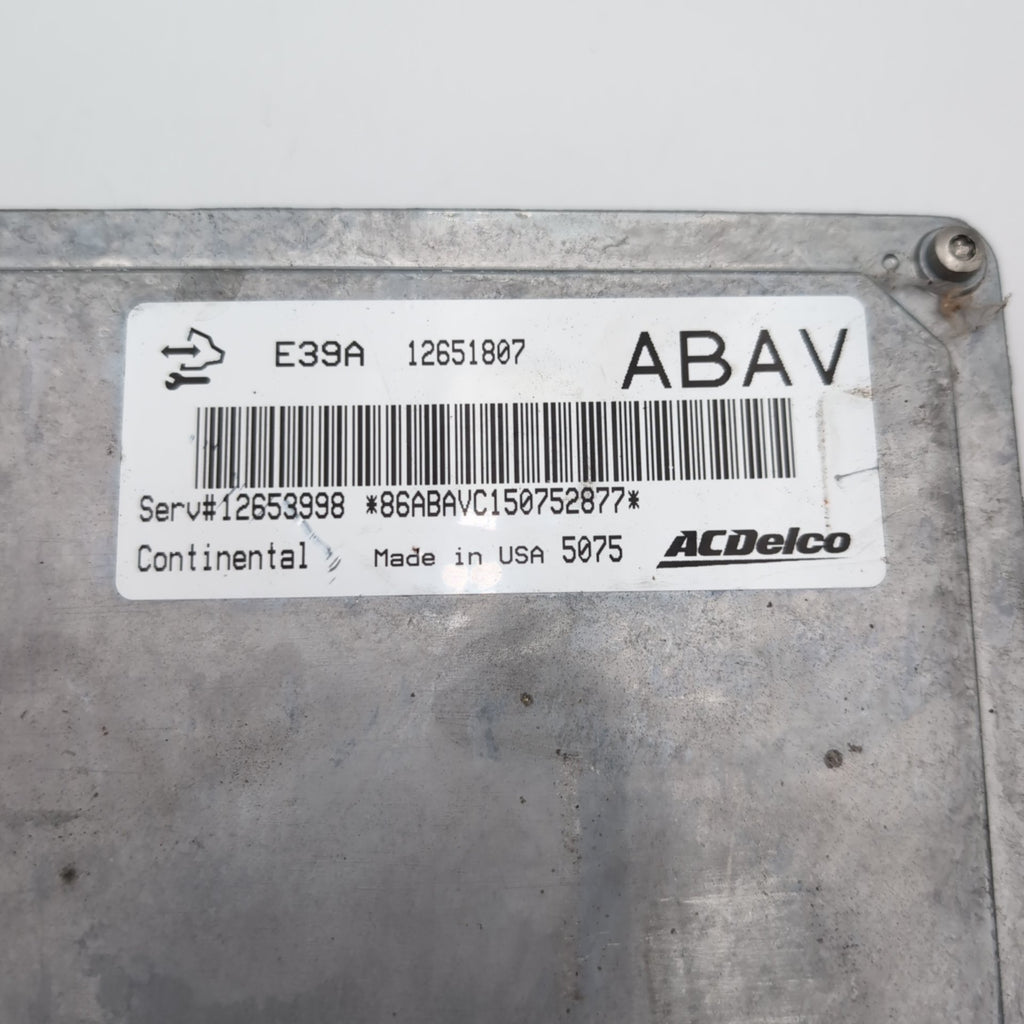 2013 - 2016 Chevrolet Equinox Engine Computer Control Module E39A 12651807