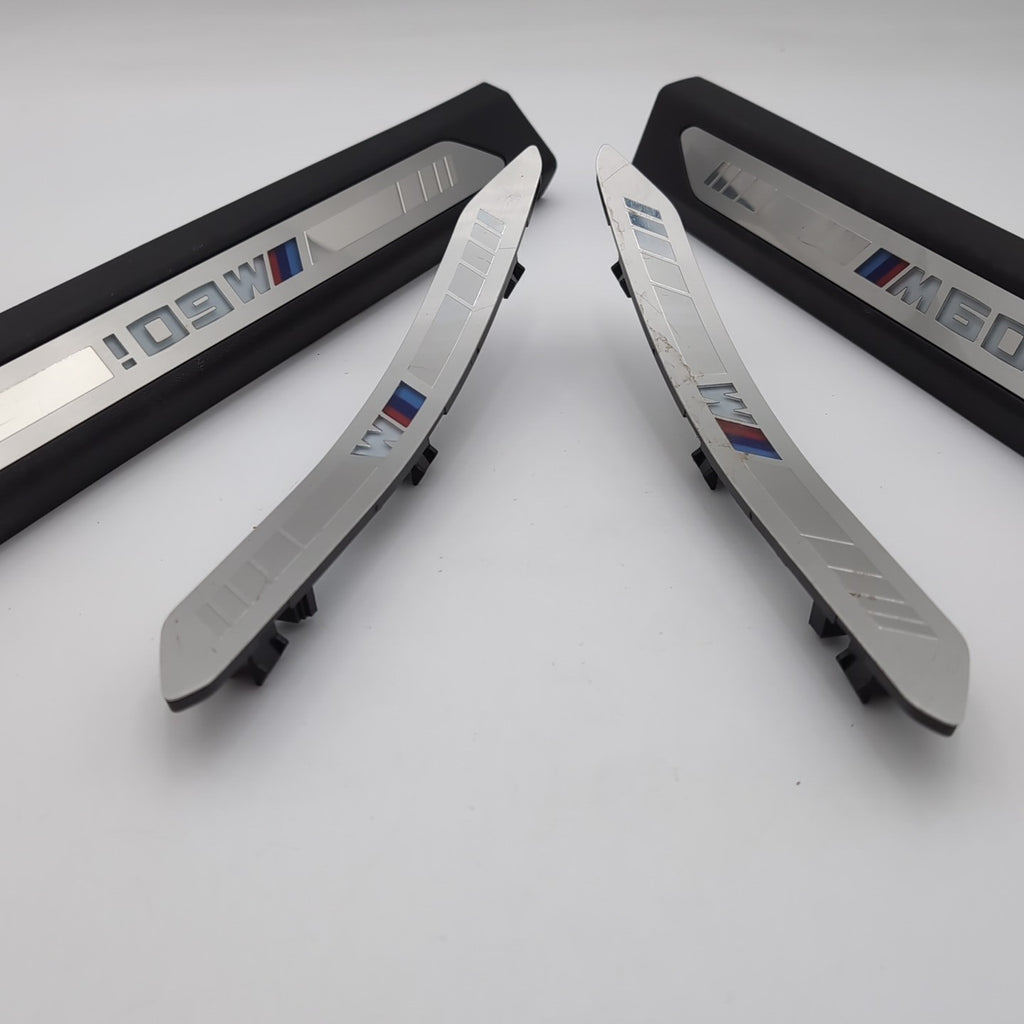 2023 2024 2025 BMW X5 M60i Front and Rear Door Sill Scuff Plate Trim Set