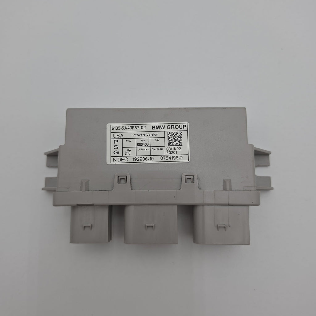 2022 2023 2024 2025 2026 BMW iX I20 Sensor Cleaning Control Module 5A43F57