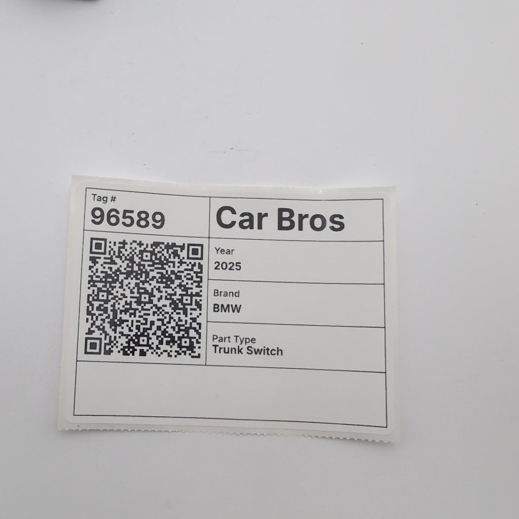2023 - 2026 BMW G20 G26 XM X3 X5 X6 X7 Rear Trunk Open Close Switch 5A64C25