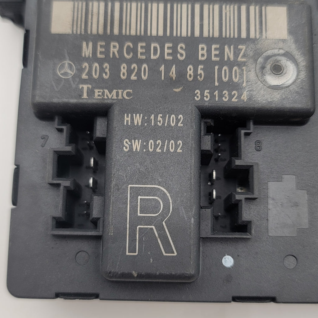01-07 Mercedes W203 C230 C280 C55 AMG Front Right Side Door Control Module Unit