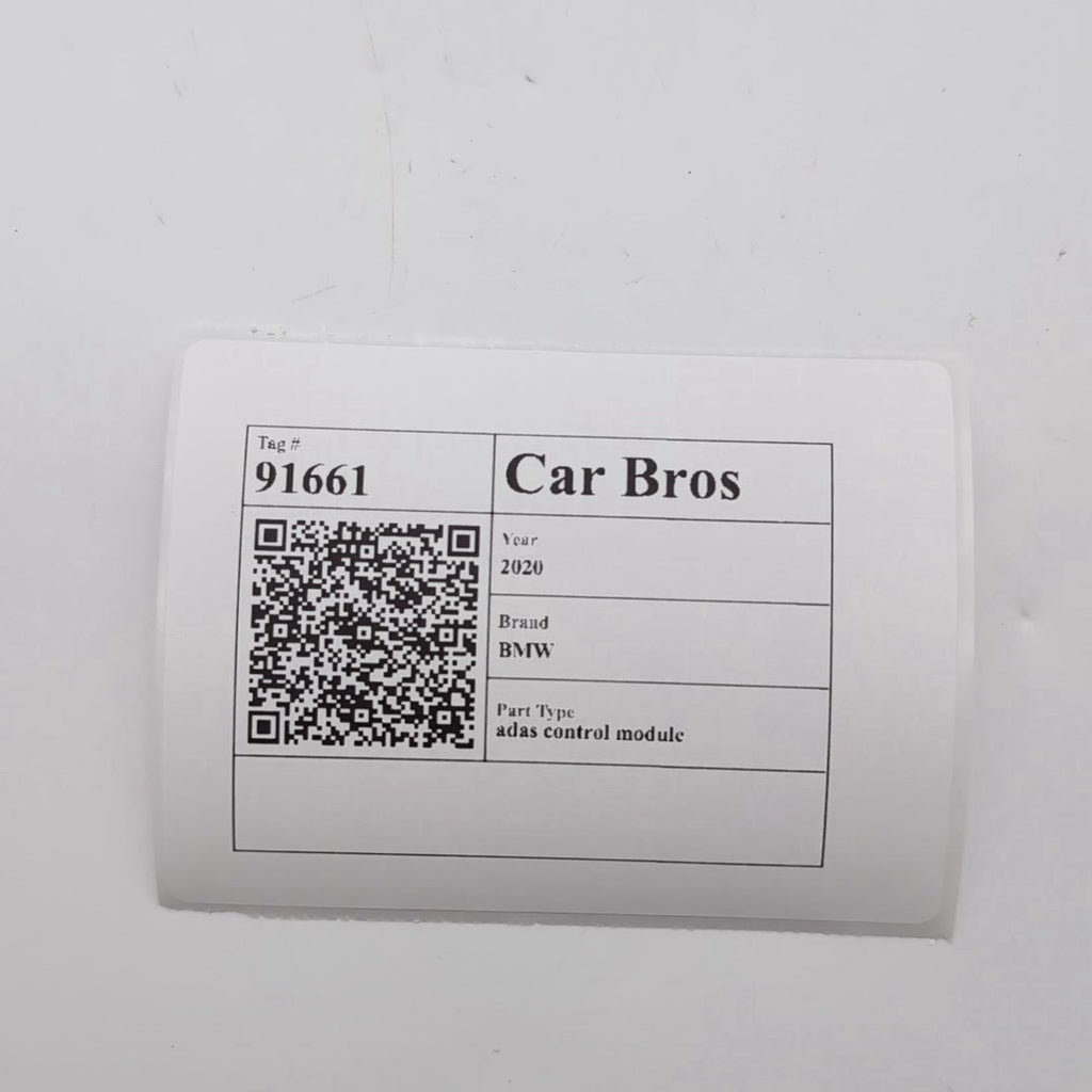 2017 2018 2019 2020 BMW i3 i3s KAFAS2 Lane Assist Camera Control Module 7927914
