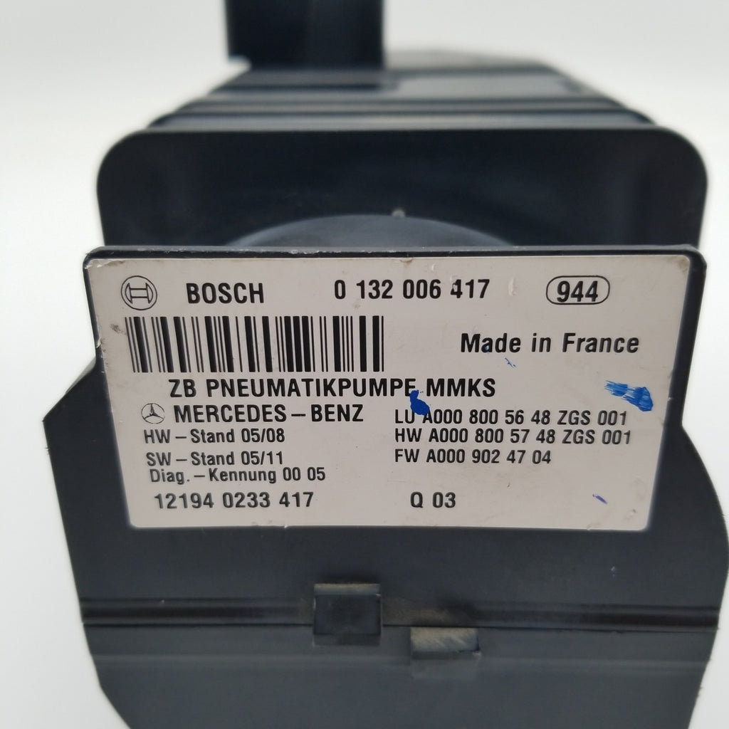 2007 - 2020 Mercedes W218 CL550 CLS400 E550 Dynamic Seat Vacuum Pump A0008005648