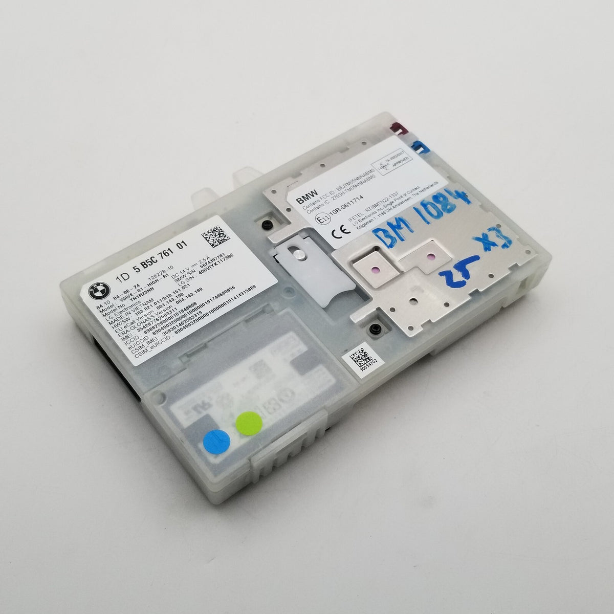 2025 BMW 330i G20 X1 U11 X3 G45 Antenna Telematics Control Module 5B5C761