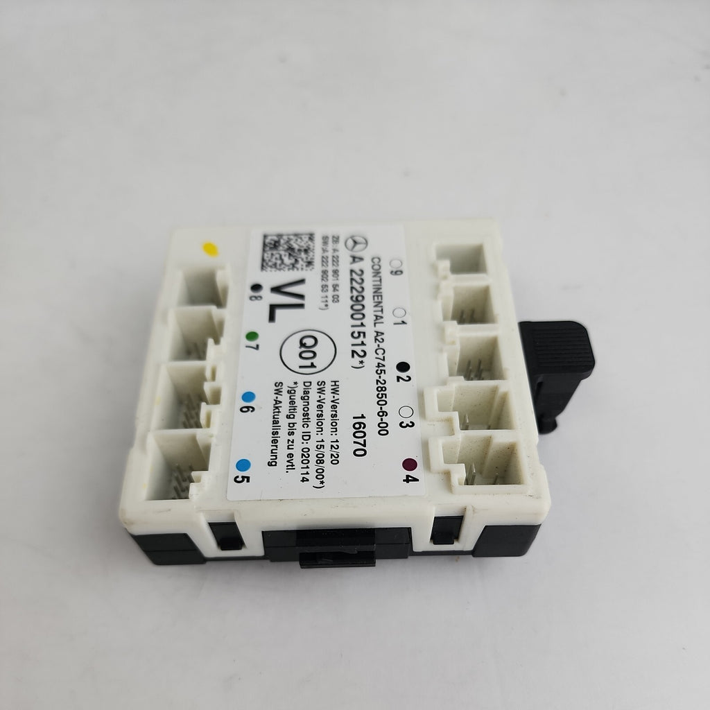 2015 2016 2017 Mercedes C300 GLC300 Front Left Door Control Module A2229001512