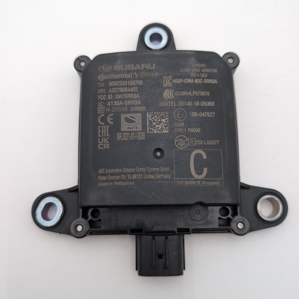 2023 2024 2025 Subaru Crosstrek Impreza WRX Blind Spot Radar Sensor 87611FN000