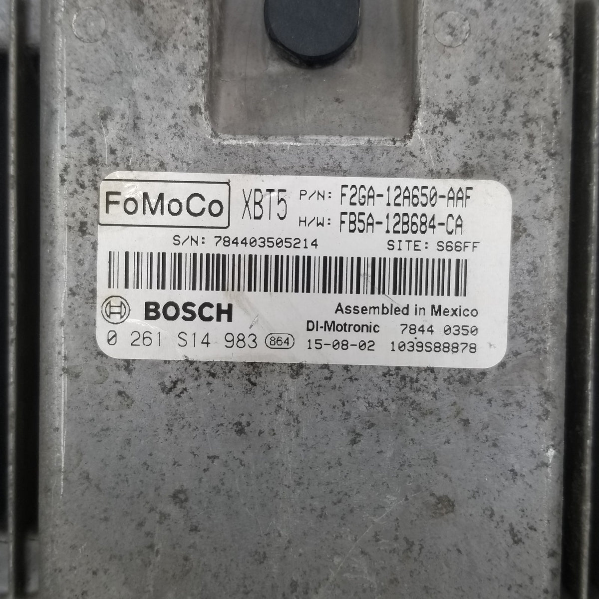 2015 - 2018 Ford Edge 2.0 AWD Engine Electronic Control Module ECM F2GA12A650AAF