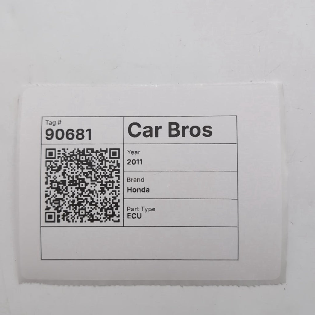 2011 2012 Honda Accord 3.5L Engine Computer Control Module 37820-R70-A82