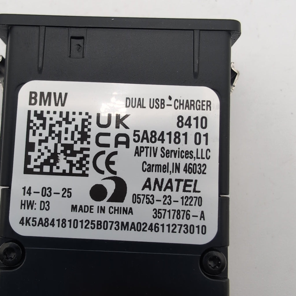 2023 - 2026 BMW 228i F74 X1 X2 MINI Dual USB Port Charger Socket 5A84181
