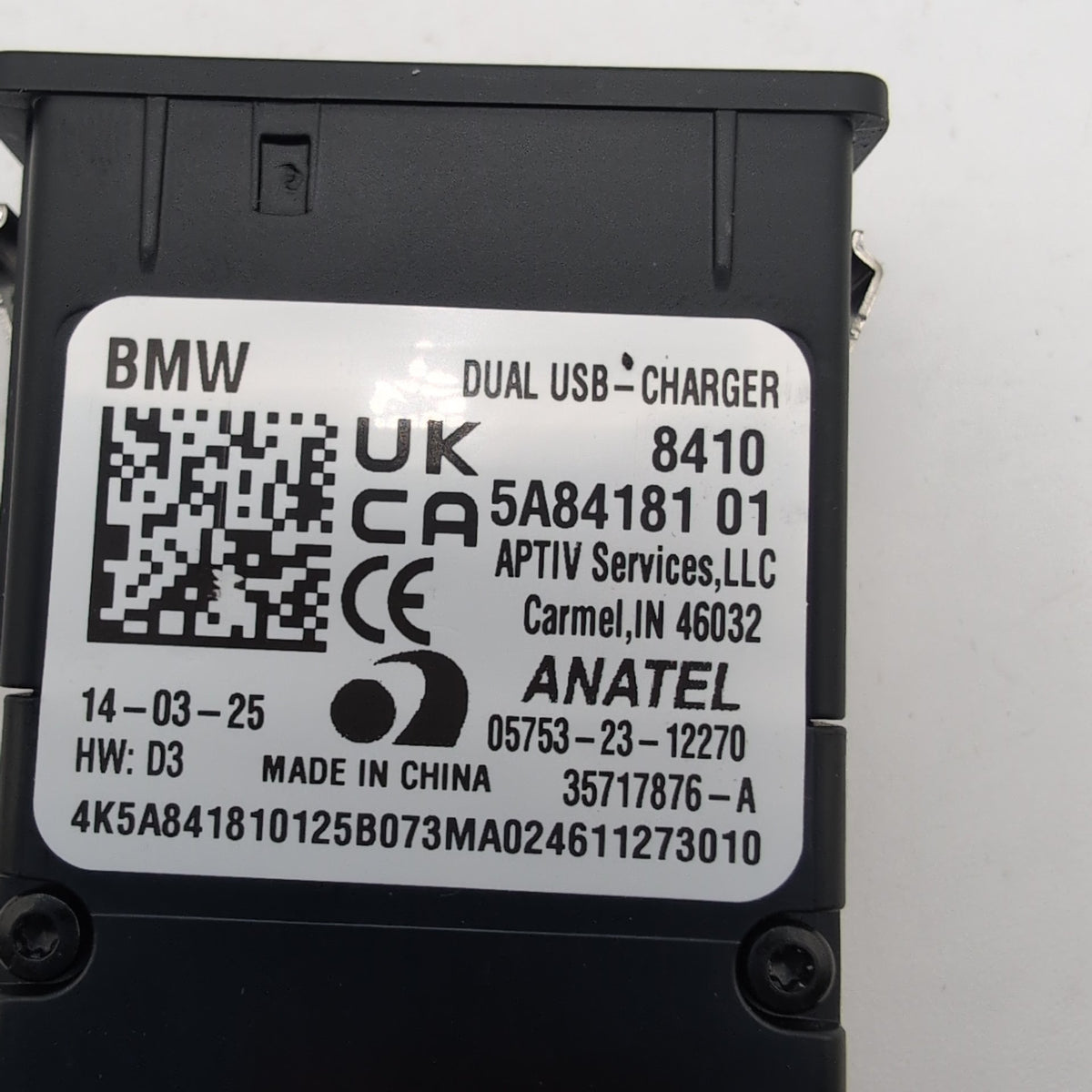 2023 - 2026 BMW 228i F74 X1 X2 MINI Dual USB Port Charger Socket 5A84181