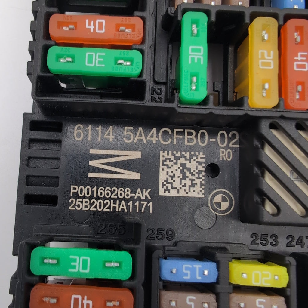 2022 - 2026 BMW 330i G20 G42 Rear Power Distribution Fuse Box 5A4CFB0