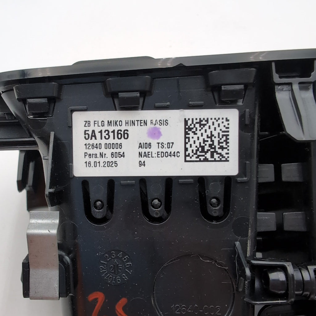 2024 - 2026 BMW 530i 540i 550e G60 Rear Center Console AC Air Vent 5A13166