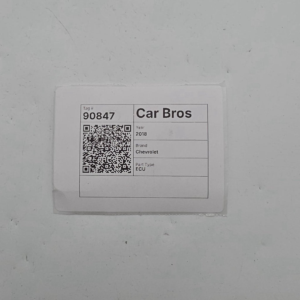 2018 2019 Chevrolet Cruze Engine Computer Control Module E80 12683660