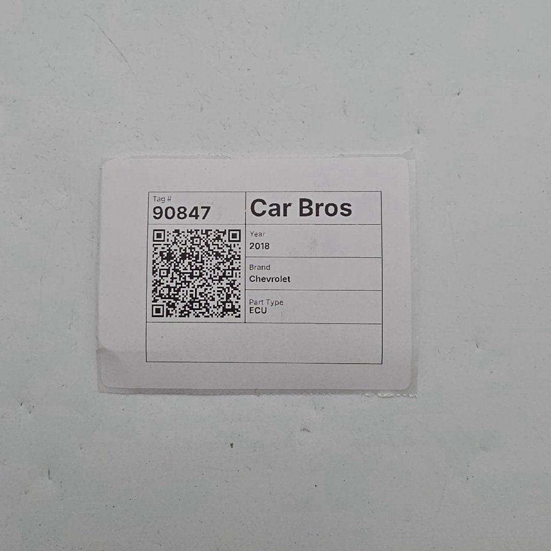 2018 2019 Chevrolet Cruze Engine Computer Control Module E80 12683660