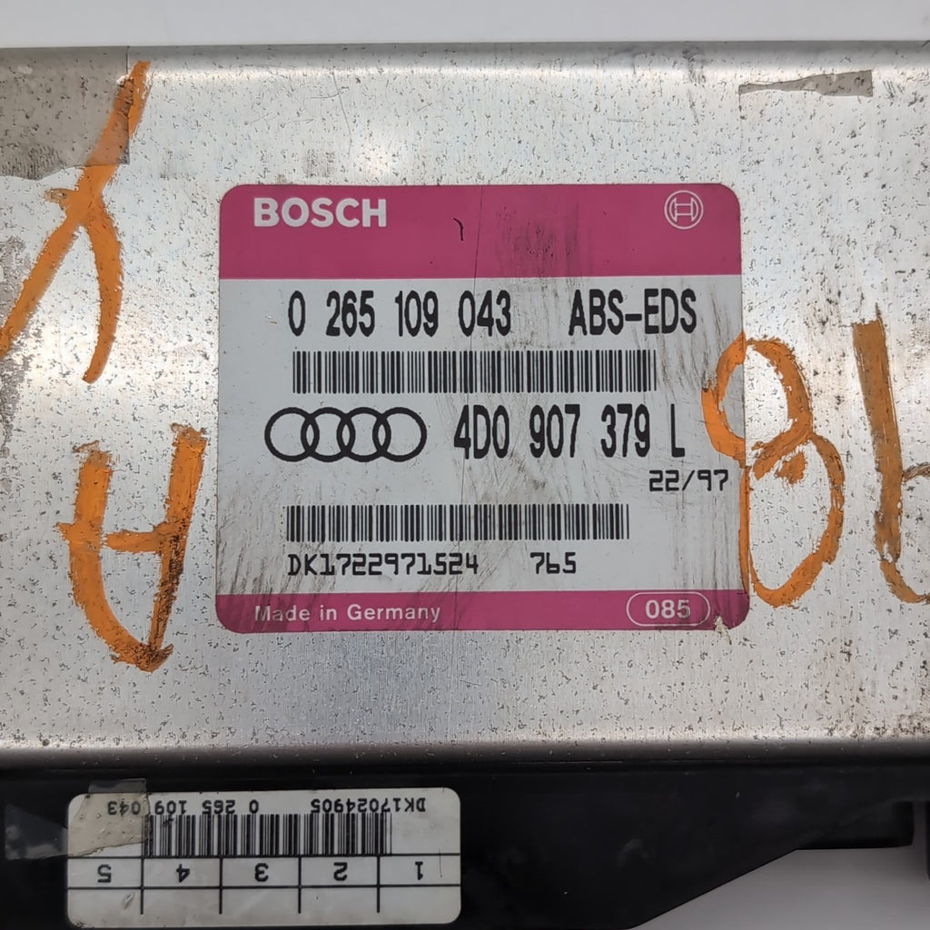 1997 1998 1999 Audi A4 A6 A8 Quattro ABS Brake System Control Module 4D0907379L