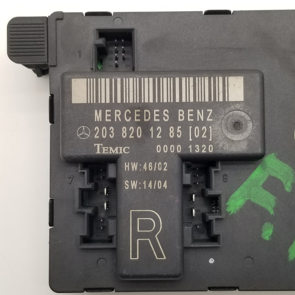 2001- 2007 Mercedes W203 C230 Front Right Passenger Door Control Module OEM