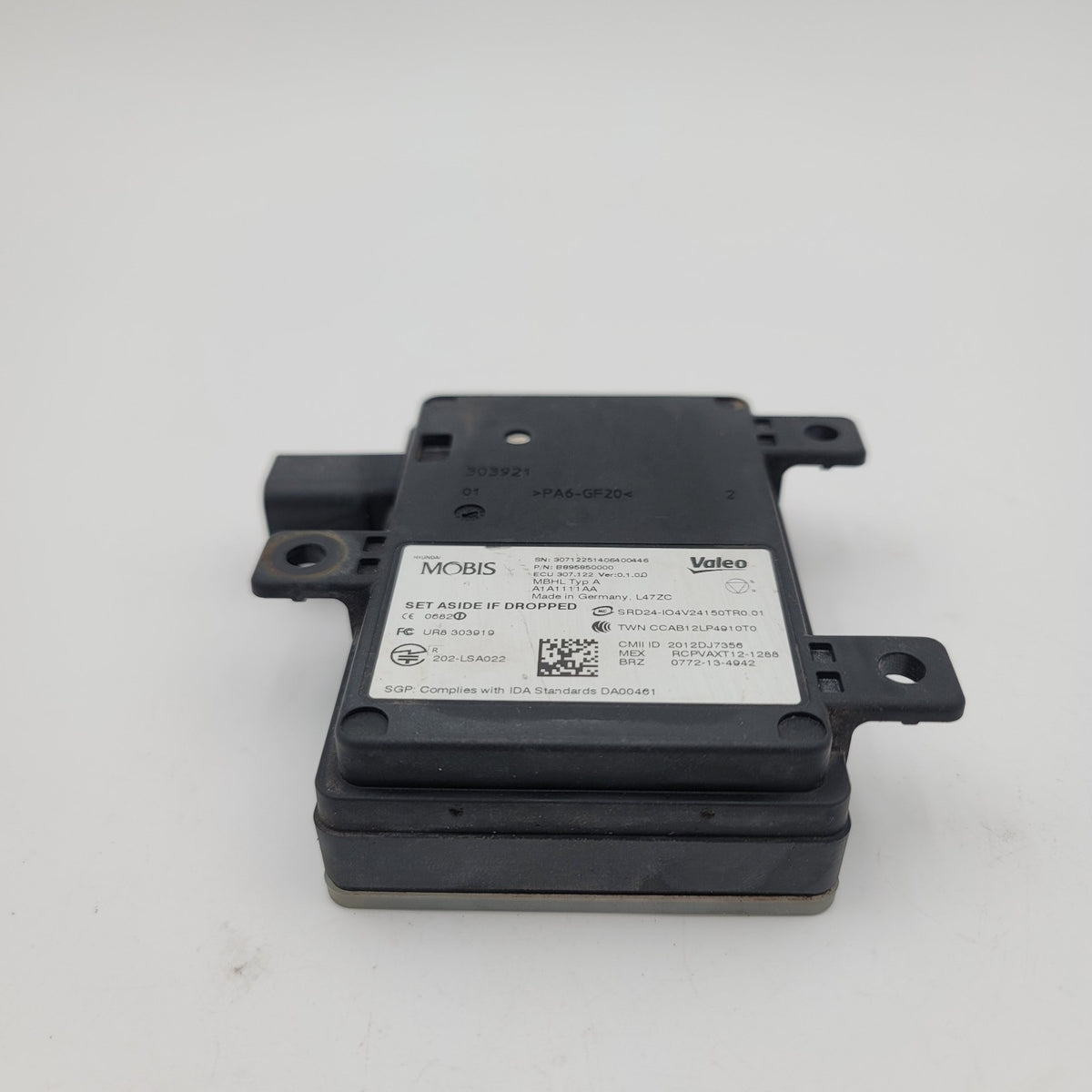 2018 HYUNDAI RIGHT BLIND SPOT RADAR SENSOR RIGHT B895854000