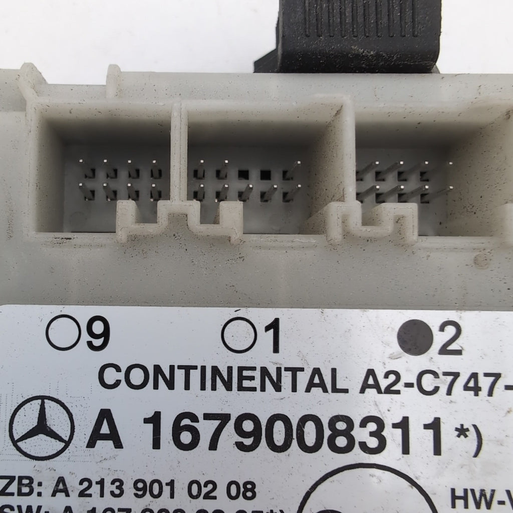 2020- 2023 MERCEDES E350 W213 FRONT LEFT DOOR CONTROL MODULE OEM A1679008311