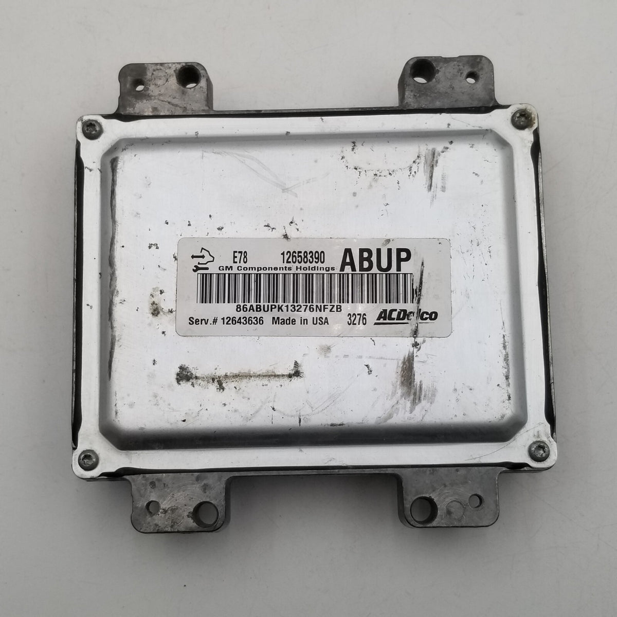 2012 Silverado 2500 Engine Computer 4X4 Module 6.0l ECU P/N 12658390